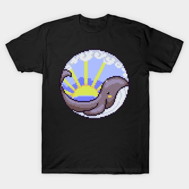 pixel whale T-Shirt by WitchyAesthetics